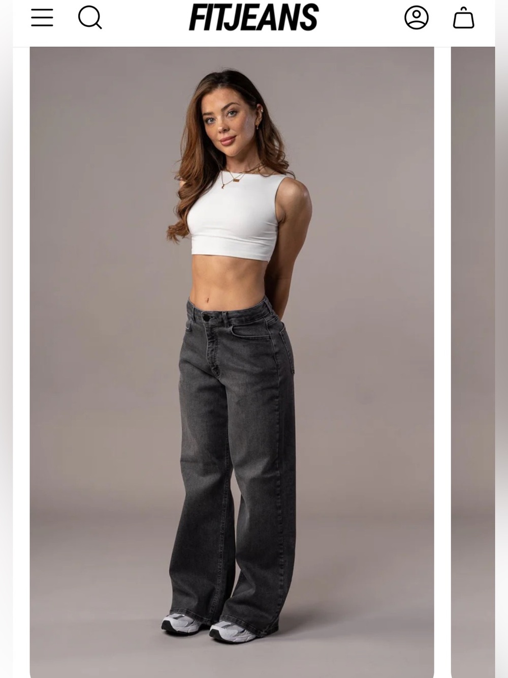 Women's High-Rise Baggy Jeans - Washed Black